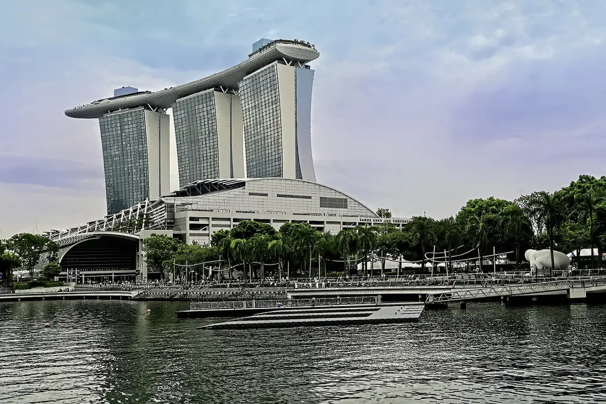 The Shoppes and the hotel towers