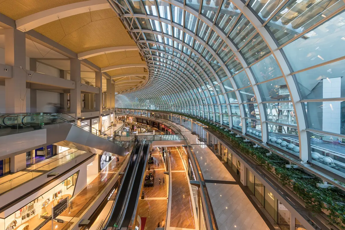Inside The Shoppes at Marina Bay Sands
